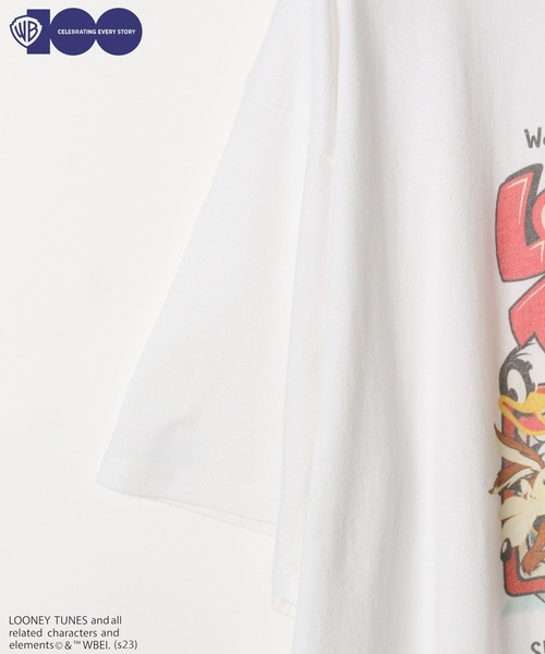 niko and...(ニコアンド)の「【ワーナー・ブラザース】LOONEY TUNESコラボアソートプリントT(Tシャツ/カットソー・メンズ・イエロー/オフホワイト/ライトブルー・MEDIUM/LARGE)」の8枚目の写真