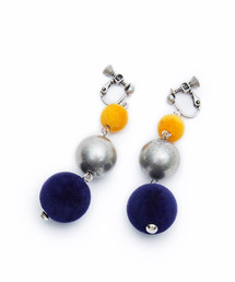 velours pon earring