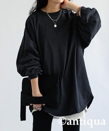 antiqua | 綿100%オーバーサイズロンＴ(Tシャツ/カットソー)