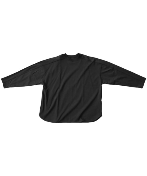 antiqua（アンティカ）の「綿100%オーバーサイズロンＴ（Tシャツ/カットソー・レディース・ホワイト/スミクロ/ブラック・FREE）」の21枚目の写真