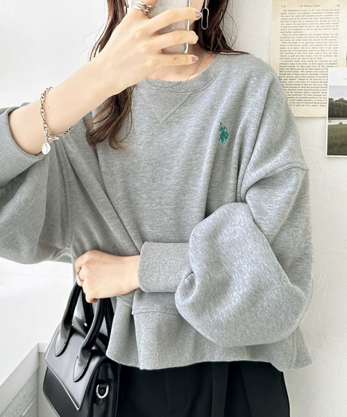 セール】GeeRA別注【U.S. POLO ASSN.】ワンポイント刺繍袖ボリューム
