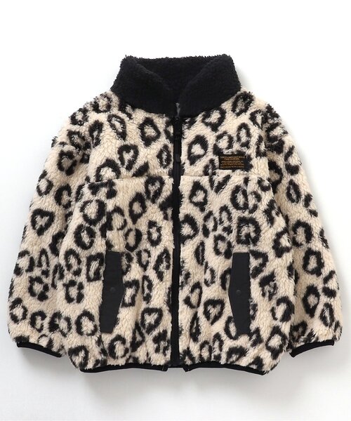 BREEZE（ブリーズ）の「【合体シリーズ】ファーフリースジャケット（ブルゾン・キッズ・オフホワイト/キャメル/エメラルド/アイボリー/ブラック/オレンジ/ピンク・130/120/150/100/140/90/110）」の13枚目の写真