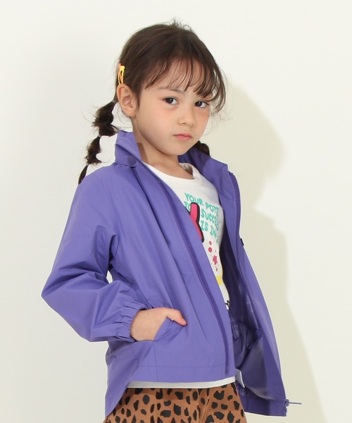 撥水加工/フード収納】ウィンドブレーカー通販限定8764K（ナイロン