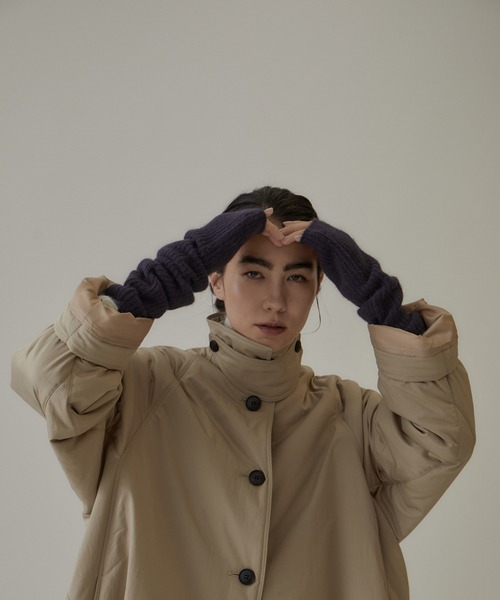 SALON adam et rope'（サロン アダム エ ロペ）の「フォックスウールアームウォーマー（手袋・レディース・ラベンダー/レッド系その他3/イエロー/キナリ・FREE）」の18枚目の写真