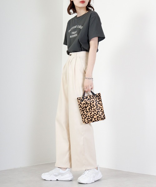 Pisoraro ハラコ エコバッグ付き スマホショルダー（ショルダーバッグ