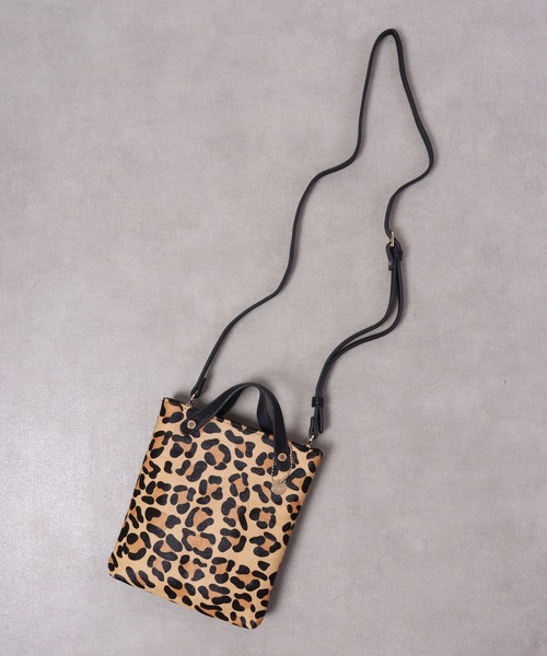 Pisoraro ハラコ エコバッグ付き スマホショルダー（ショルダーバッグ