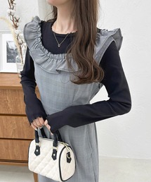 apres jour | 裾フリルサロペット【ZOZOTOWN限定アイテム】(サロペット/オーバーオール)