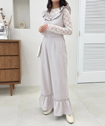 裾フリルサロペット【ZOZOTOWN限定アイテム】