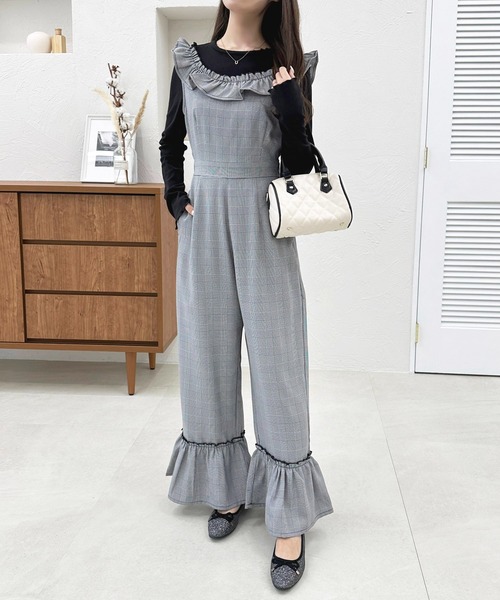 セール】裾フリルサロペット【ZOZOTOWN限定アイテム】（サロペット