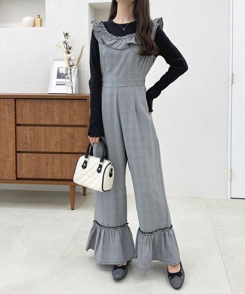 セール】裾フリルサロペット【ZOZOTOWN限定アイテム】（サロペット