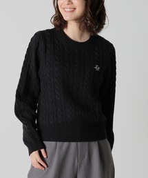 刺繍入りニット