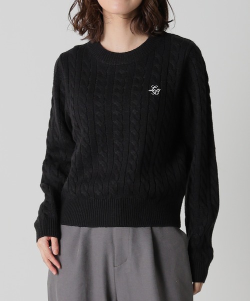 刺繍入りニット（ニット/セーター）｜Honeys（ハニーズ）の