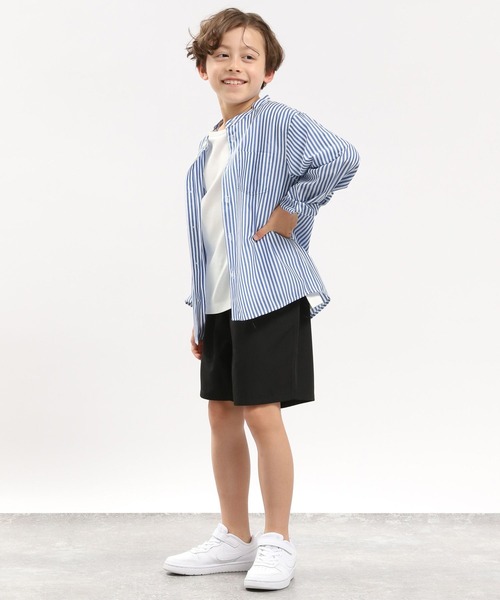 GLOBAL WORK Smile Seed Store(グローバルワーク スマイルシードストア)の「※バンドカラーシャツ/キッズ(シャツ/ブラウス・キッズ・オフホワイト/サックスブルー/ブルー系その他5・140cm/150cm/110cm/130cm/120cm)」の19枚目の写真