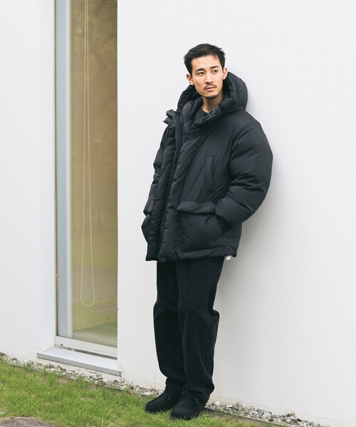 B:MING by BEAMS(ビーミングバイビームス)の「B:MING by BEAMS / 河田ダウン 撥水 パーカー(ダウンジャケット/コート・メンズ・ブラック/ブラウン系その他2・SMALL/MEDIUM/LARGE/X-LARGE)」の4枚目の写真