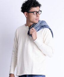 Denime | MILITARY HENLY NECK CUTSEW/ミリタリーヘンリーネックカットソー(Tシャツ/カットソー)