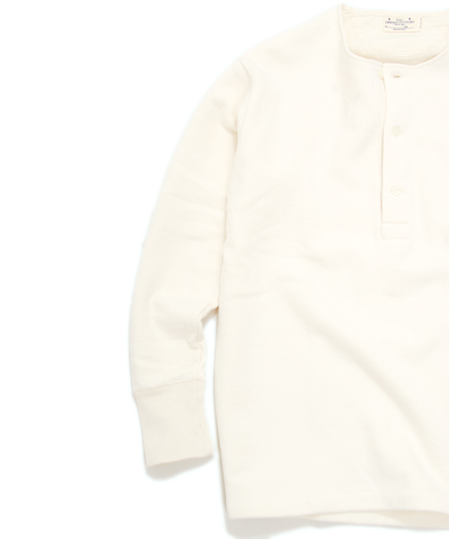 Denime(ドゥニーム)の「MILITARY HENLY NECK CUTSEW/ミリタリーヘンリーネックカットソー(Tシャツ/カットソー・メンズ・ネイビー/オフホワイト/オリーブ・MEDIUM/SMALL/LARGE)」の12枚目の写真