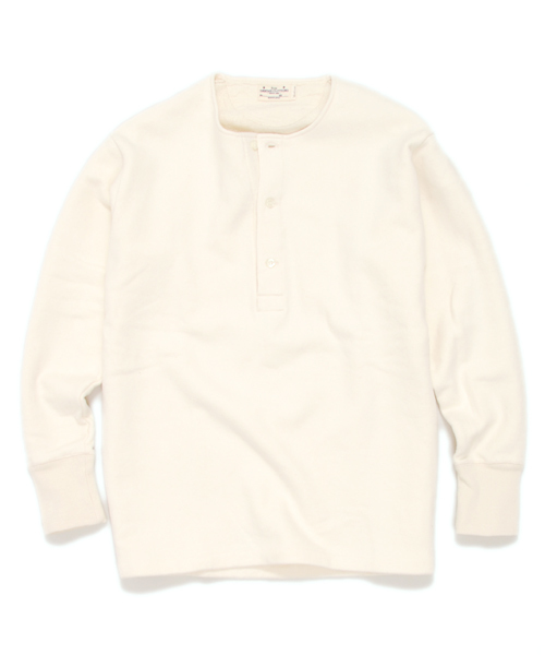 Denime(ドゥニーム)の「MILITARY HENLY NECK CUTSEW/ミリタリーヘンリーネックカットソー(Tシャツ/カットソー・メンズ・ネイビー/オフホワイト/オリーブ・MEDIUM/SMALL/LARGE)」の16枚目の写真