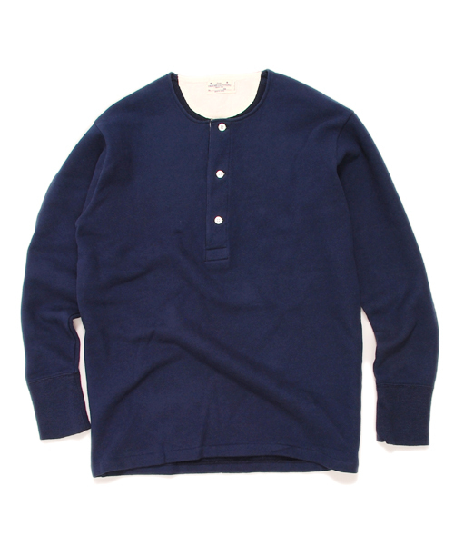 Denime(ドゥニーム)の「MILITARY HENLY NECK CUTSEW/ミリタリーヘンリーネックカットソー(Tシャツ/カットソー・メンズ・ネイビー/オフホワイト/オリーブ・MEDIUM/SMALL/LARGE)」の17枚目の写真