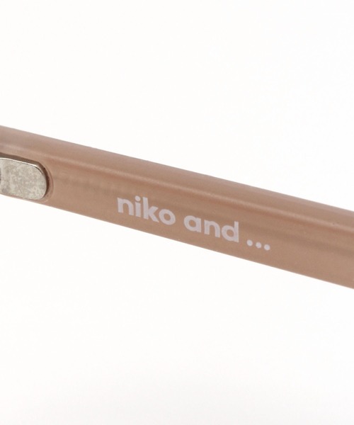 niko and...(ニコアンド)の「オリジナルクラウンパントコンビ伊達メガネ(メガネ・レディース・グレー/ベージュ・FREE)」の9枚目の写真