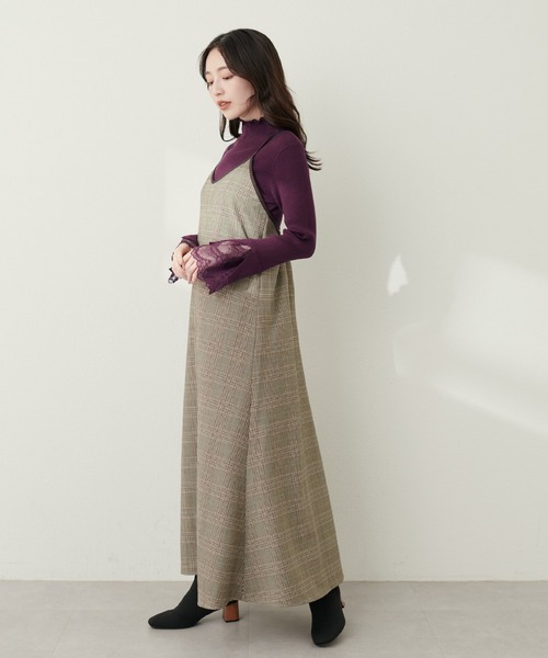 natural couture(ナチュラルクチュール)の「袖口レースリブタートル(ニット/セーター・レディース・ブラック系その他/ベージュ系その他/パープル系その他/モカ/チャコールグレー/オフホワイト/ブラック/ピンクベージュ/ブルー/その他1・FREE)」の15枚目の写真