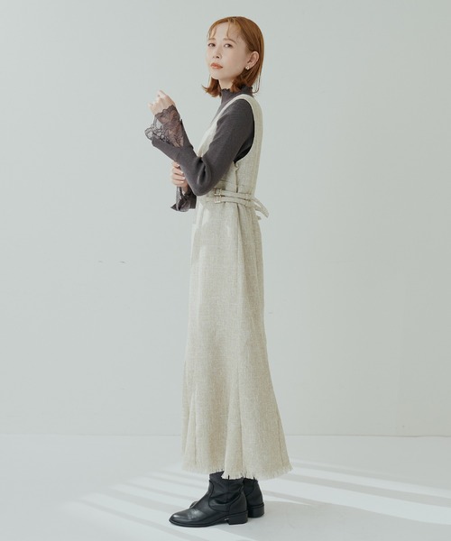 natural couture(ナチュラルクチュール)の「袖口レースリブタートル(ニット/セーター・レディース・ブラック系その他/ベージュ系その他/パープル系その他/モカ/チャコールグレー/オフホワイト/ブラック/ピンクベージュ/ブルー/その他1・FREE)」の20枚目の写真