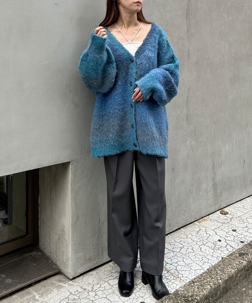 INGNI（イング）の「ワイドスラックス／パンツ（スラックス・レディース・ブラック/ブラック系1/グレー/チャコールグレー・FREE）」の19枚目の写真