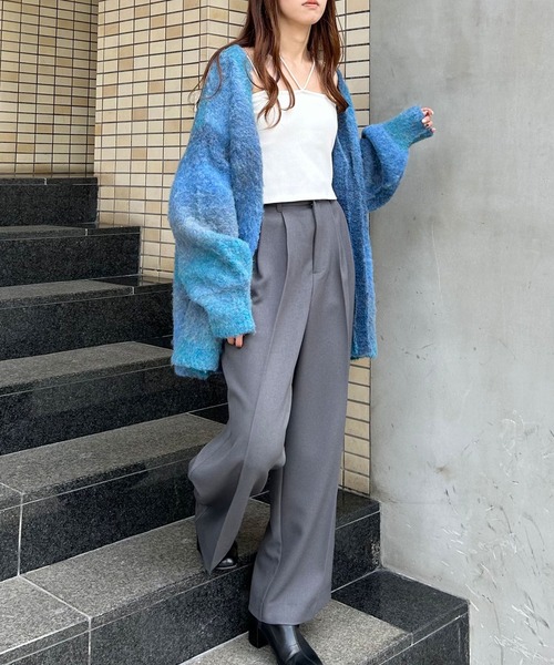 INGNI（イング）の「ワイドスラックス／パンツ（スラックス・レディース・ブラック/ブラック系1/グレー/チャコールグレー・FREE）」の20枚目の写真