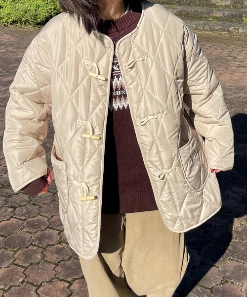 Chillfar（チルファー）の「ダッフルキルティングコート（ダウン