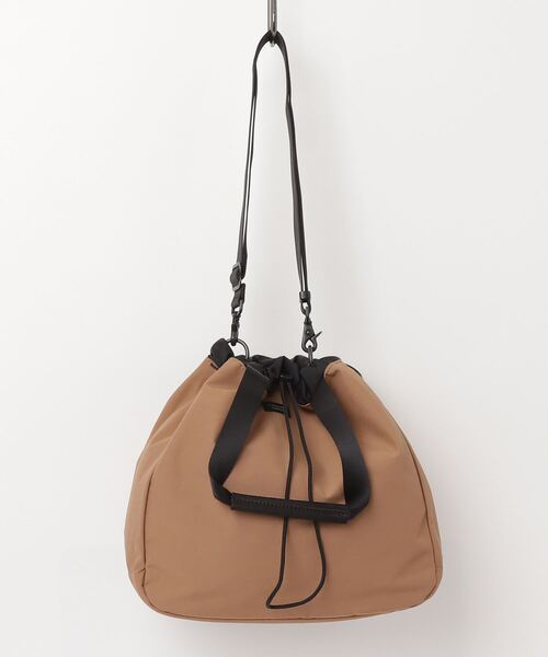 STANDARD SUPPLY（スタンダードサプライ）の「STANDARD SUPPLY/スタンダードサプライ　2WAY ドローストリングトート　2WAY  DRAW STRING TOTE（トートバッグ・レディース・グレー/ブラック/チャコールグレー/サンドベージュ/ライトパープル/グレイッシュブルー/モカ/ダークブラウン・FREE）」の5枚目の写真
