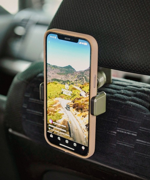 GORDON MILLER（ゴードンミラー）の「GORDON MILLER（ゴードンミラー） ワンプッシュマルチクリップスマホホルダー D02449M（アウトドアグッズ・メンズ・ブラック/タン/オリーブドラブ・F）」の10枚目の写真