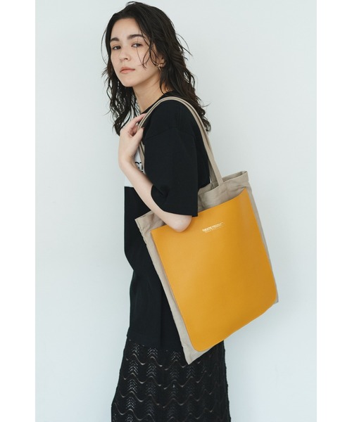 THEATRE PRODUCTS（シアタープロダクツ）の「コットンキャンバストートバッグ（ショルダーバッグ・レディース・ベージュ/アイボリー・FREE）」の2枚目の写真