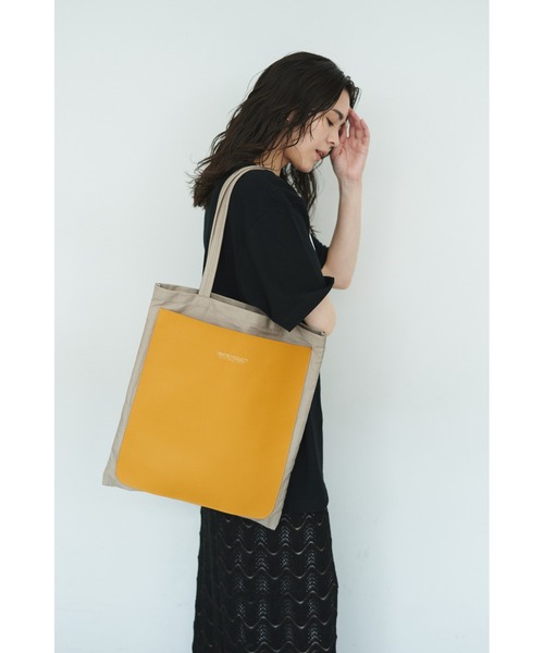 THEATRE PRODUCTS（シアタープロダクツ）の「コットンキャンバストートバッグ（ショルダーバッグ・レディース・ベージュ/アイボリー・FREE）」の7枚目の写真