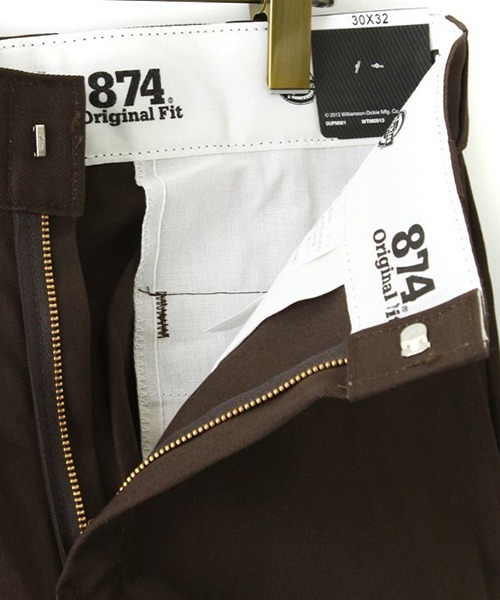 Dickies（ディッキーズ）の「Dickies / ディッキーズ：874ワークパンツ：519874[AST]（チノパンツ・メンズ・ダークブラウン/グリーン系その他/カーキ/ダークネイビー・34inch/32inch/36inch/30inch/30 inch）」の6枚目の写真