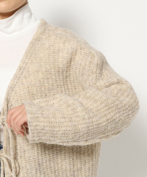 LOWRYS FARM(ローリーズファーム)の「2WAYメランジリボンLS 986430(Tシャツ/カットソー・レディース・グレー/グリーン/アイボリー/ブルー・FREE)」の9枚目の写真