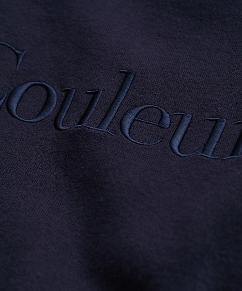 VIS（ビス）の「プチハイネックロゴ刺繍ニット（ニット/セーター