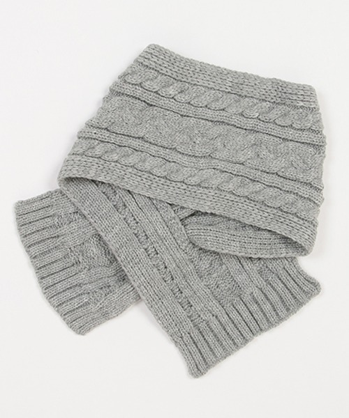 petit main（プティマイン）の「くま刺しゅうマフラー（マフラー・キッズ・ネイビー/グレー/レッド・FREE）」の6枚目の写真