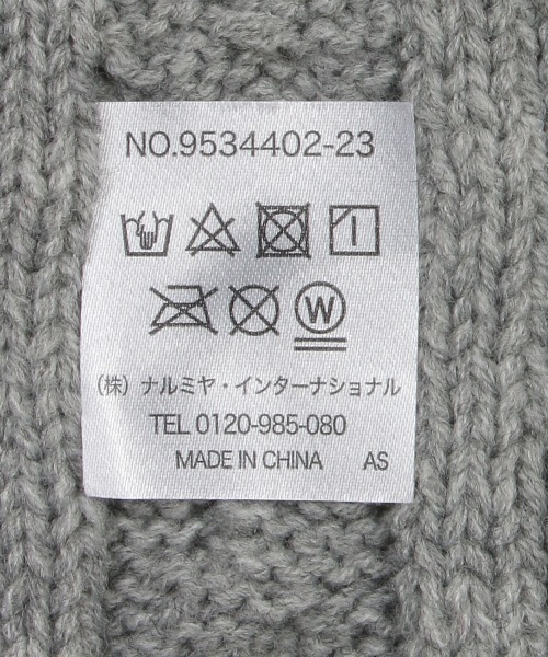 petit main（プティマイン）の「くま刺しゅうマフラー（マフラー・キッズ・ネイビー/グレー/レッド・FREE）」の4枚目の写真