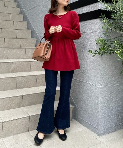 one after another NICE CLAUP（ワンアフターアナザーナイスクラップ）の「ヒールアップバレーシューズ【ブラック/ゴールド】（バレエシューズ・レディース・ゴールド/ブラック・LARGE/MEDIUM/SMALL/X-LARGE）」の4枚目の写真