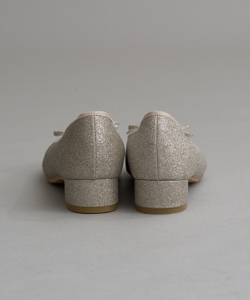 one after another NICE CLAUP（ワンアフターアナザーナイスクラップ）の「ヒールアップバレーシューズ【ブラック/ゴールド】（バレエシューズ・レディース・ゴールド/ブラック・LARGE/MEDIUM/SMALL/X-LARGE）」の19枚目の写真