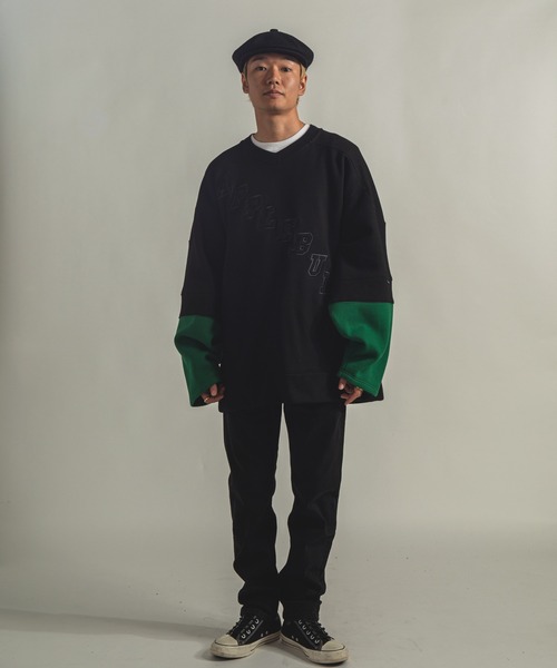 APPLEBUM（アップルバム）の「Hockey Sweat (NYC)（スウェット・メンズ・ブラック・MEDIUM/LARGE/X-LARGE）」の3枚目の写真