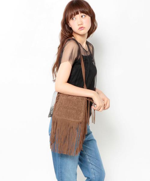 Another Edition(アナザーエディション)の「 STORY OF TOMORROWフリンジショルダーバッグ/BCSTORY/O/T FRNG SHLD◆(ショルダーバッグ・レディース・ブラック/ブラウン・フリー)」の9枚目の写真