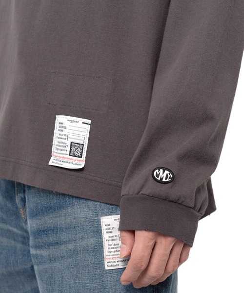 Maison MIHARA YASUHIRO（メゾンミハラヤスヒロ）の「Distressed Smily Face Printed LS T-shirt（Tシャツ/カットソー・メンズ・ブラック/ホワイト/グリーン・48/46/44/50）」の17枚目の写真