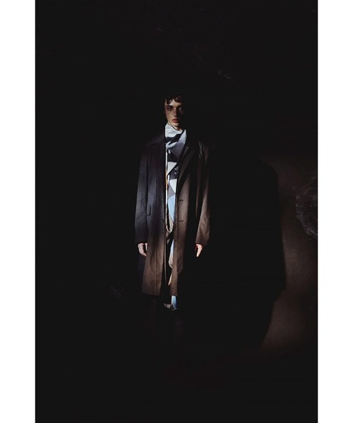 DIET BUTCHER(ダイエットブッチャー)の「DIET BUTCHER/ダイエットブッチャー Layered coat レイヤードコード(ダウンジャケット/コート・メンズ・ブラック・2/1/3)」の2枚目の写真