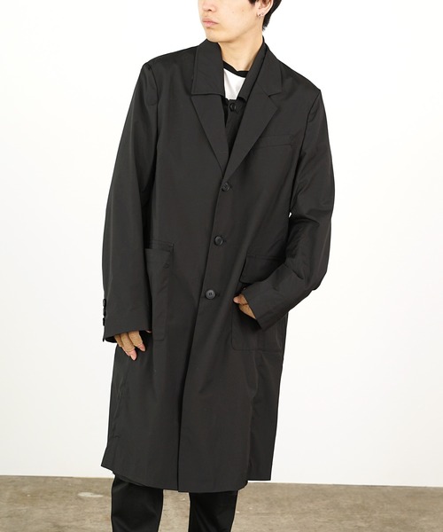 DIET BUTCHER(ダイエットブッチャー)の「DIET BUTCHER/ダイエットブッチャー Layered coat レイヤードコード(ダウンジャケット/コート・メンズ・ブラック・2/1/3)」の19枚目の写真