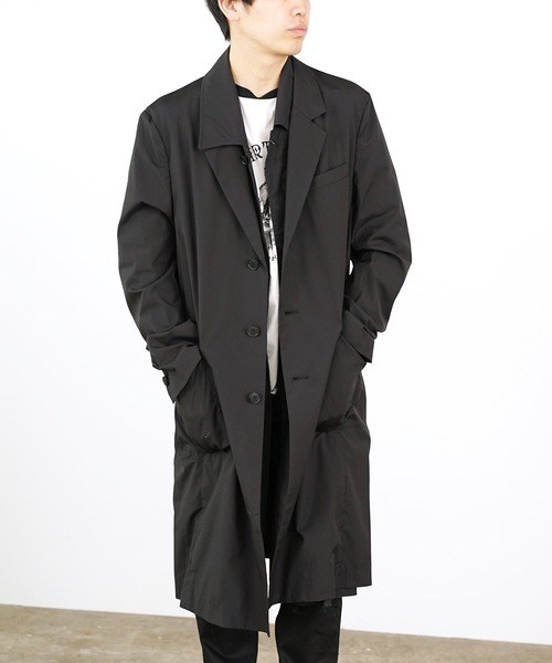 DIET BUTCHER(ダイエットブッチャー)の「DIET BUTCHER/ダイエットブッチャー Layered coat レイヤードコード(ダウンジャケット/コート・メンズ・ブラック・2/1/3)」の22枚目の写真
