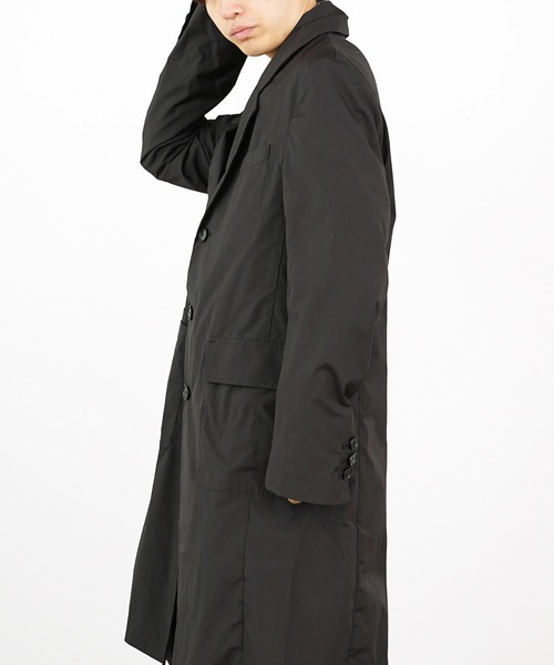 DIET BUTCHER(ダイエットブッチャー)の「DIET BUTCHER/ダイエットブッチャー Layered coat レイヤードコード(ダウンジャケット/コート・メンズ・ブラック・2/1/3)」の21枚目の写真