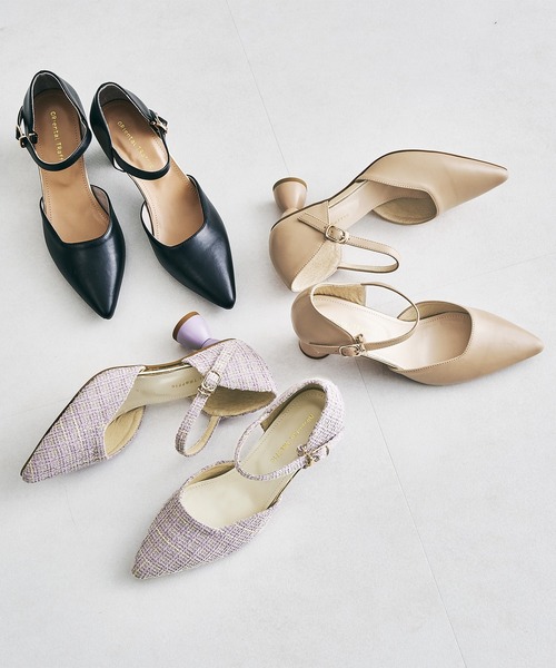 変形ヒールセパレートパンプス 41123（パンプス）｜ORiental TRaffic（オリエンタルトラフィック） 7,700円