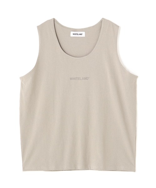 WHITELAND（ホワイトランド）の「【WEB&DEPOT限定】WHITELAND/ホワイトランド/OWL/LOGO TT（タンクトップ・レディース・ブラック/カーキ/ホワイト・F）」の3枚目の写真