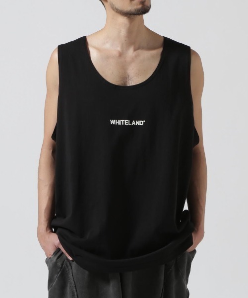 WHITELAND（ホワイトランド）の「【WEB&DEPOT限定】WHITELAND/ホワイトランド/OWL/LOGO TT（タンクトップ・レディース・ブラック/カーキ/ホワイト・F）」の8枚目の写真