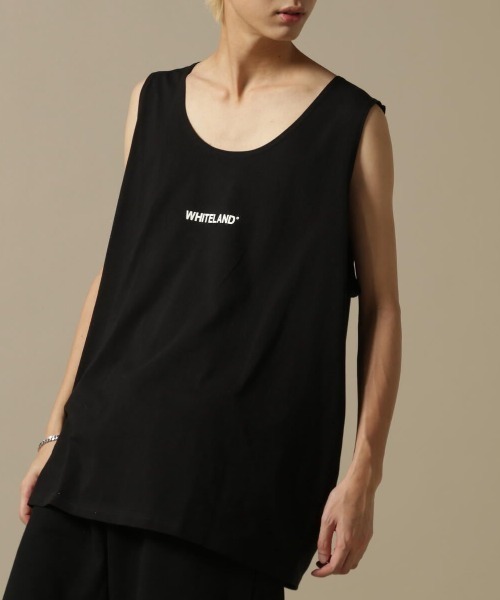 WHITELAND（ホワイトランド）の「【WEB&DEPOT限定】WHITELAND/ホワイトランド/OWL/LOGO TT（タンクトップ・レディース・ブラック/カーキ/ホワイト・F）」の11枚目の写真